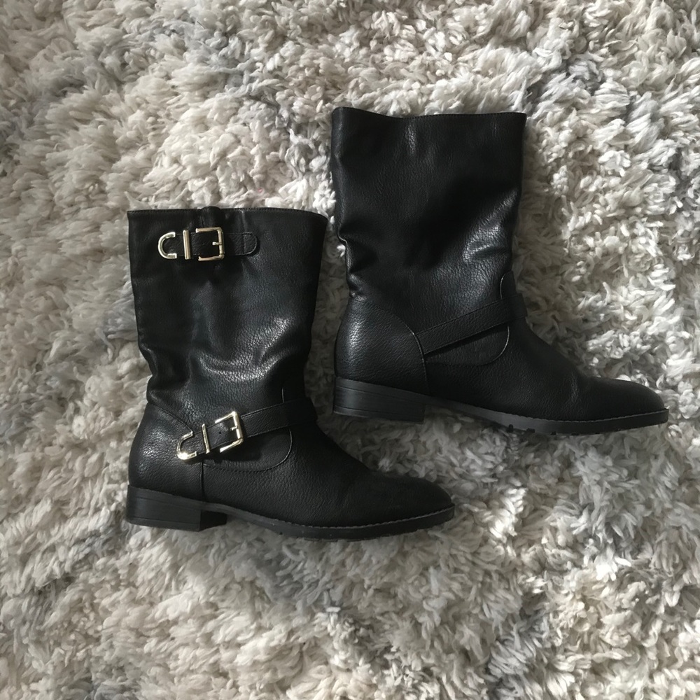 EUC Faux Leather Booties by Express!